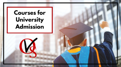 2023 Course for University Admission Header